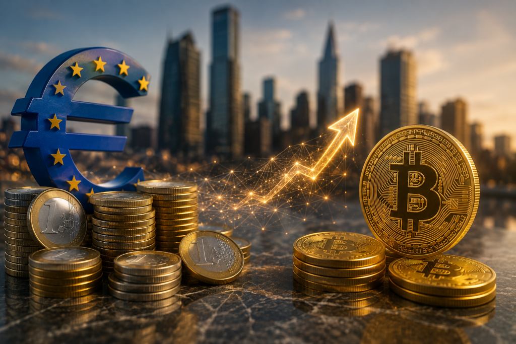 Чому євро часто стає точкою входу до Bitcoin